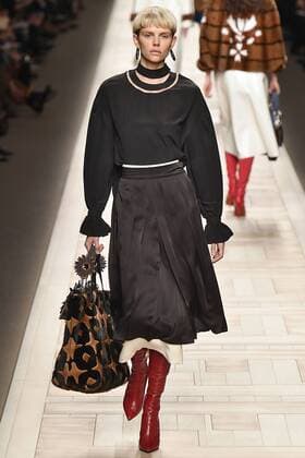 Mailand Fashion Week - Fendi Modenschau . 23 02 2017. Milan, Italy. Fendi show at Milan Fashion Week for Autumn Winter 2017.  xi-Imagesx IIM-14489-0036