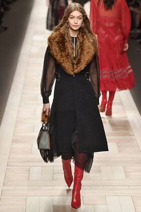 Mailand Fashion Week - Fendi Modenschau . 23 02 2017. Milan, Italy. Fendi show at Milan Fashion Week for Autumn Winter 2017.  xi-Imagesx IIM-14489-0043