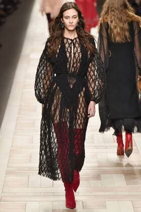Mailand Fashion Week - Fendi Modenschau . 23 02 2017. Milan, Italy. Fendi show at Milan Fashion Week for Autumn Winter 2017.  xi-Imagesx IIM-14489-0044