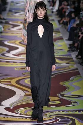 Mailand Fashion Week - Emilio Pucci Modenschau . 23 02 2017. Milan, Italy. Emilio Pucci show at Milan Fashion Week for Autumn Winter 2017  xi-Imagesx IIM-14490-0016