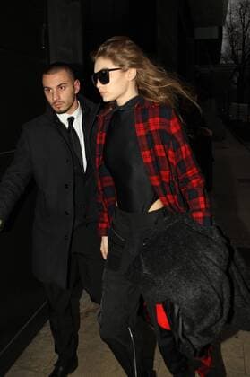 Milano Bella and Gigi Hadid at the Milan Fashion Week  Copyright: xLivioxValeriox xIPAx xLivioxValeriox