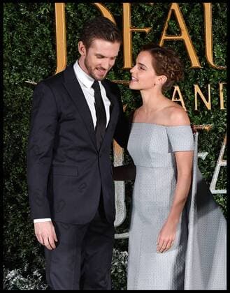 . 23 02 2017. London, United Kingdom. Beauty and the Beast launch event. Emma Watson and Dan Stevens attend the Beauty and the Beast launch event in central London.  xAndrewxParsonsx xi-Imagesx IIM-14482-0038