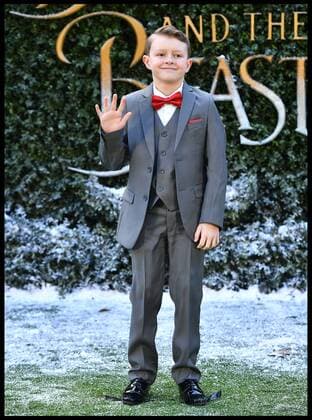 . 23 02 2017. London, United Kingdom. Beauty and the Beast launch event. Nathan Mack attend s the Beauty and the Beast launch event in central London.  xAndrewxParsonsx xi-Imagesx IIM-14482-0060