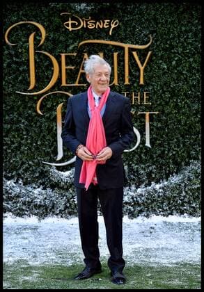 . 23 02 2017. London, United Kingdom. Beauty and the Beast launch event. Ian McKellen attend s the Beauty and the Beast launch event in central London.  xAndrewxParsonsx xi-Imagesx IIM-14482-0054