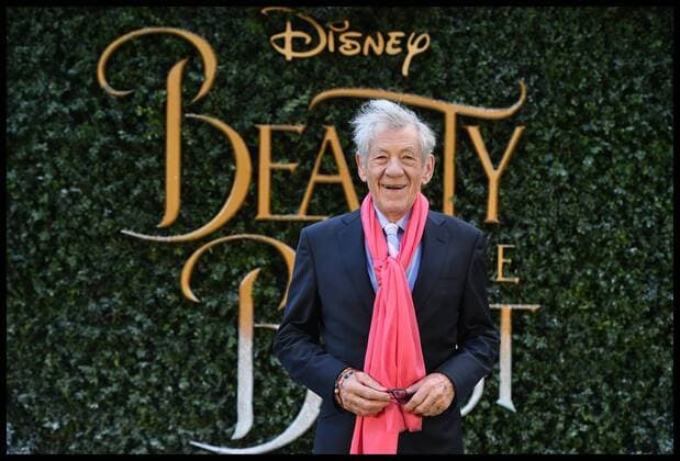 . 23 02 2017. London, United Kingdom. Beauty and the Beast launch event. Ian McKellen attend s the Beauty and the Beast launch event in central London.  xAndrewxParsonsx xi-Imagesx IIM-14482-0050
