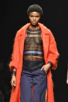 Milan woman s Fashion Week Fall Winter 2017 2018. Milano Moda donna , autunno inverno 2017 2018 . Byblos Fashion Show Pictured: Model  Copyright: xRiccardoxGiordanoxSickix xIPAx xFotosickix