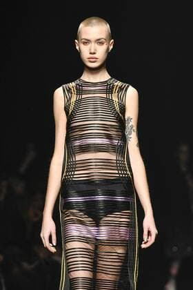 Milan woman s Fashion Week Fall Winter 2017 2018. Milano Moda donna , autunno inverno 2017 2018 . Byblos Fashion Show Pictured: Model  Copyright: xRiccardoxGiordanoxSickix xIPAx xFotosickix