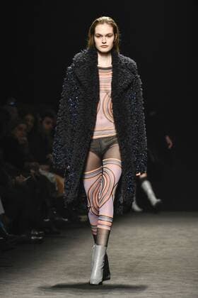 Milan woman s Fashion Week Fall Winter 2017 2018. Milano Moda donna , autunno inverno 2017 2018 . Byblos Fashion Show Pictured: Model  Copyright: xRiccardoxGiordanoxSickix xIPAx xFotosickix