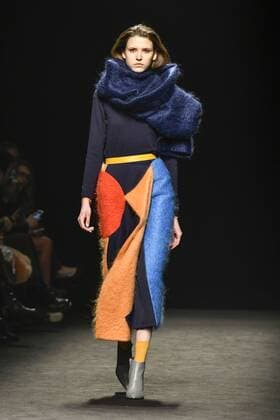 Milan woman s Fashion Week Fall Winter 2017 2018. Milano Moda donna , autunno inverno 2017 2018 . Byblos Fashion Show Pictured: Model  Copyright: xRiccardoxGiordanoxSickix xIPAx xFotosickix