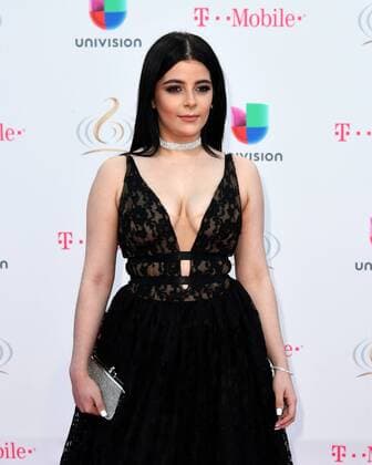 Latin artist Ponelope Casanola walks the red carpet at the Univision 2017 Premio Lo Nuestro a La Música Latina show at the American Airlines Arena in Miami,Florida, February 23, 2017.  MIA20170223113 GARYxIxROTHSTEIN