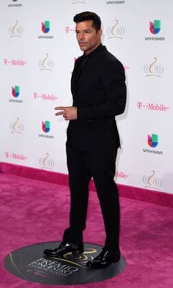 Latin artist Ricky Martin walks the red carpet at the Univision 2017 Premio Lo Nuestro a La Música Latina show at the American Airlines Arena in Miami,Florida, February 23, 2017.  MIA20170223122 GARYxIxROTHSTEIN
