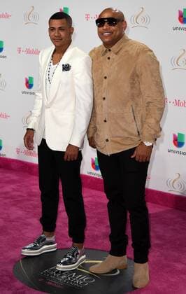 Latin artist Gente de Zona walks the red carpet at the Univision 2017 Premio Lo Nuestro a La Música Latina show at the American Airlines Arena in Miami,Florida, February 23, 2017.  MIA20170223136 GARYxIxROTHSTEIN