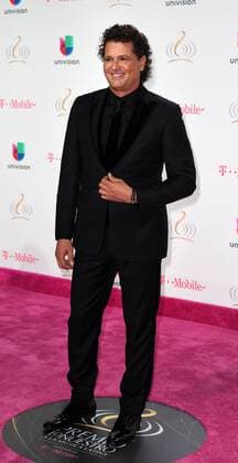 Latin artist Carlos Vives walks the red carpet at the Univision 2017 Premio Lo Nuestro a La Musica Latina show at the American Airlines Arena in Miami, Florida, February 23, 2017.  MIA20170223149 GARYxIxROTHSTEIN