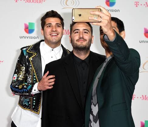 Latin artist REIK walks the red carpet at the Univision 2017 Premio Lo Nuestro a La Musica Latina show at the American Airlines Arena in Miami, Florida, February 23, 2017.  MIA20170223151 GARYxIxROTHSTEIN