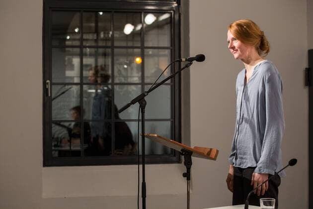Literaturwerkstatt Berlin Haus für Poesie Anja Kampmann Leipzig Lyrikdebüts des Jahres 2016 im Haus der Poesie, Knaackstraße 97 (Kulturbrauerei), 10435 Berlin am 23.02.2016