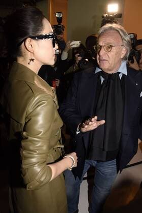 Milan woman s Fashion Week Fall Winter 2017 2018. Milano Moda donna , autunno inverno 2017 2018 . Tod s Front Row Pictured: Nozomi Sasaki Diego della Valle  Copyright: xSimonaxChiocciaxSickix xIPAx xFotosickix