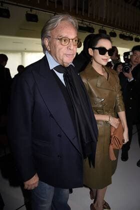 Milan woman s Fashion Week Fall Winter 2017 2018. Milano Moda donna , autunno inverno 2017 2018 . Tod s Front Row Pictured: Nozomi Sasaki Diego della Valle  Copyright: xSimonaxChiocciaxSickix xIPAx xFotosickix
