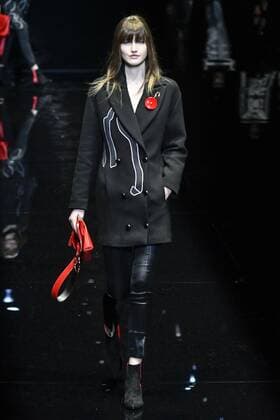 Milan woman s Fashion Week Fall Winter 2017 2018. Milano Moda donna , autunno inverno 2017 2018 . Emporio Armani Fashion Show Pictured: Model  Copyright: xRiccardoxGiordanoxSickix xIPAx xFotosickix