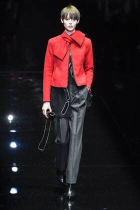 Milan woman s Fashion Week Fall Winter 2017 2018. Milano Moda donna , autunno inverno 2017 2018 . Emporio Armani Fashion Show Pictured: Model  Copyright: xRiccardoxGiordanoxSickix xIPAx xFotosickix