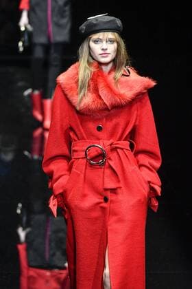 Milan woman s Fashion Week Fall Winter 2017 2018. Milano Moda donna , autunno inverno 2017 2018 . Emporio Armani Fashion Show Pictured: Model  Copyright: xRiccardoxGiordanoxSickix xIPAx xFotosickix