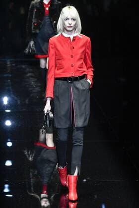 Milan woman s Fashion Week Fall Winter 2017 2018. Milano Moda donna , autunno inverno 2017 2018 . Emporio Armani Fashion Show Pictured: Model  Copyright: xRiccardoxGiordanoxSickix xIPAx xFotosickix