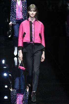 Milan woman s Fashion Week Fall Winter 2017 2018. Milano Moda donna , autunno inverno 2017 2018 . Emporio Armani Fashion Show Pictured: Model  Copyright: xRiccardoxGiordanoxSickix xIPAx xFotosickix