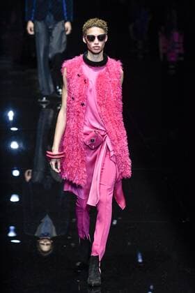 Milan woman s Fashion Week Fall Winter 2017 2018. Milano Moda donna , autunno inverno 2017 2018 . Emporio Armani Fashion Show Pictured: Model  Copyright: xRiccardoxGiordanoxSickix xIPAx xFotosickix