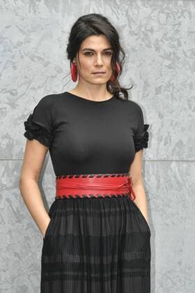 Milan woman s Fashion Week Fall Winter 2017 2018. Milano Moda donna , autunno inverno 2017 2018 . Emporio Armani arrivals Pictured: Valeria Solarino  Copyright: xRiccardoxGiordanoxSickix xIPAx xFotosickix
