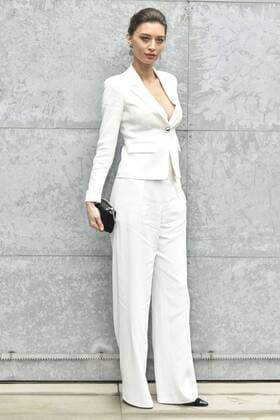 Milan woman s Fashion Week Fall Winter 2017 2018. Milano Moda donna , autunno inverno 2017 2018 . Emporio Armani arrivals Pictured: Margareth Made  Copyright: xRiccardoxGiordanoxSickix xIPAx xFotosickix