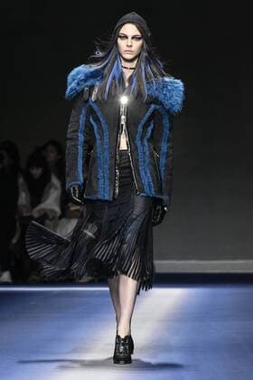 Milan woman s Fashion Week Fall Winter 2017 2018. Milano Moda donna , autunno inverno 2017 2018 . Versace fashion show Pictured: Model  Copyright: xRiccardoxGiordanoxSickix xIPAx xFotosickix