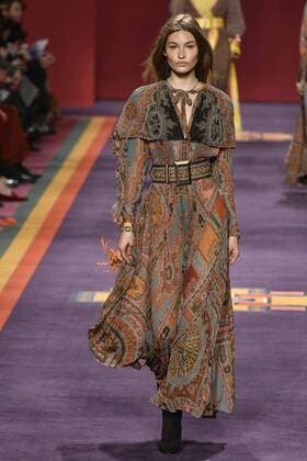 Milan woman s Fashion Week Fall Winter 2017 2018. Milano Moda donna , autunno inverno 2017 2018 . ETRO fashion show Pictured: Model  Copyright: xRiccardoxGiordanoxSickix xIPAx xFotosickix