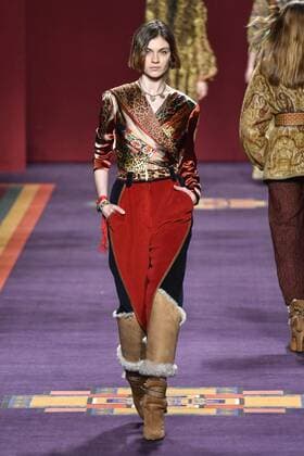 Milan woman s Fashion Week Fall Winter 2017 2018. Milano Moda donna , autunno inverno 2017 2018 . ETRO fashion show Pictured: Model  Copyright: xRiccardoxGiordanoxSickix xIPAx xFotosickix