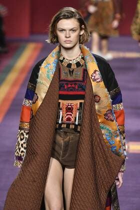 Milan woman s Fashion Week Fall Winter 2017 2018. Milano Moda donna , autunno inverno 2017 2018 . ETRO fashion show Pictured: Model  Copyright: xRiccardoxGiordanoxSickix xIPAx xFotosickix