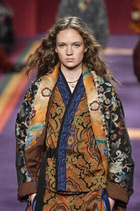 Milan woman s Fashion Week Fall Winter 2017 2018. Milano Moda donna , autunno inverno 2017 2018 . ETRO fashion show Pictured: Model  Copyright: xRiccardoxGiordanoxSickix xIPAx xFotosickix