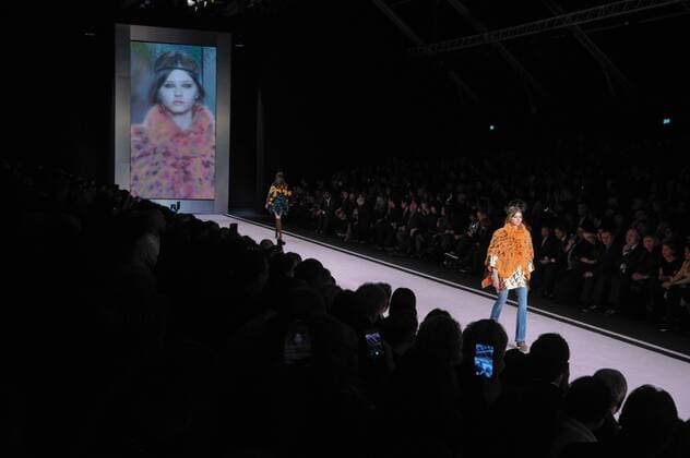 Italy:Fur Italy Milan fashion week F W women Fur Italy catwalk at Milan fashion week women F W 2017-2018.  GaetanoxxPiazzolla