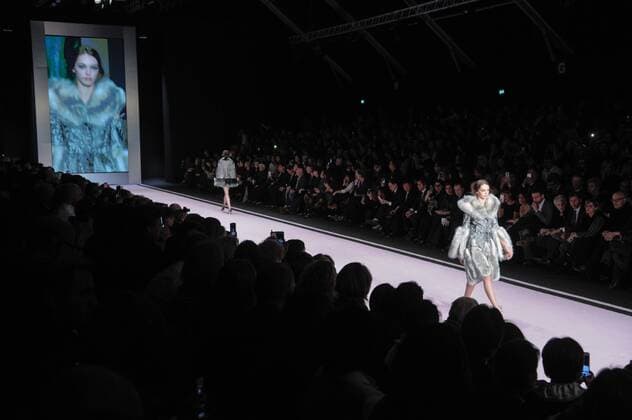 Italy:Fur Italy Milan fashion week F W women Fur Italy catwalk at Milan fashion week women F W 2017-2018.  GaetanoxxPiazzolla