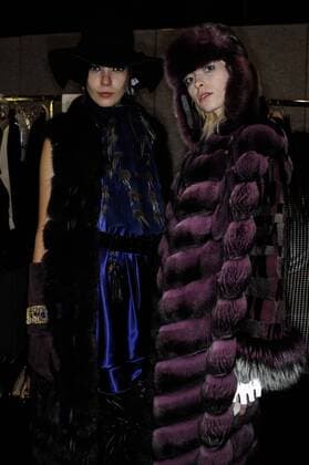 Italy:Fur Italy Milan fashion week F W women Fur Italy collection backstage at Milan fashion week women F W 2017-2018.  GaetanoxxPiazzolla