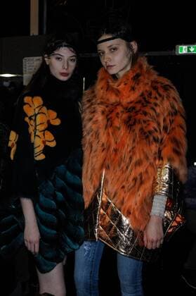 Italy:Fur Italy Milan fashion week F W women Fur Italy collection backstage at Milan fashion week women F W 2017-2018.  GaetanoxxPiazzolla