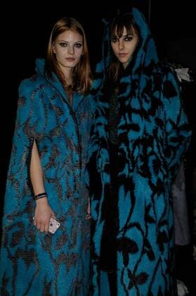 Italy:Fur Italy Milan fashion week F W women Fur Italy collection backstage at Milan fashion week women F W 2017-2018.  GaetanoxxPiazzolla