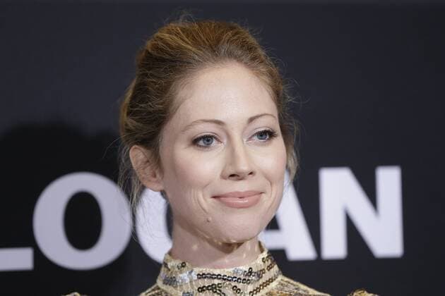 Paten Hughes arrives on the red carpet at the Logan New York special screening at Rose Theater, Jazz at Lincoln Center on February 24, 2017 in New York City.  NYP20170224119 JOHNxANGELILLO