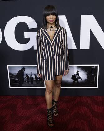 Elise Neal arrives on the red carpet at the Logan New York special screening at Rose Theater, Jazz at Lincoln Center on February 24, 2017 in New York City.  NYP20170224140 JOHNxANGELILLO