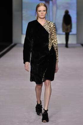 Italy: Pajero Fur Show A model walks the runway at the Pajero Fur show during Milan Fashion Week Fall Winter 2017 18.  GaetanoxPiazzolla