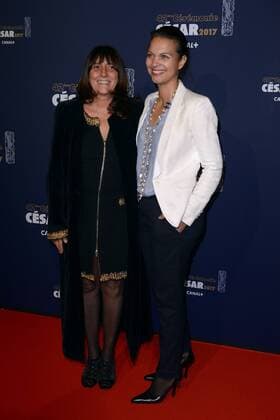 215851 Arnal-Degun Starface 2017-02-24 Paris France 42eme ceremonie des CESAR. Arrivees a la Salle Pleyel. 42th Cesar Ceremony. Arrivals on red carpet. Giordano, Isabelle; Pialat, Sylvie  Copyright: xArnal-Degunx STAR_215851_143