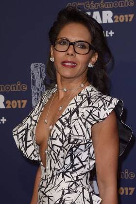 215851 Arnal-Degun Starface 2017-02-24 Paris France 42eme ceremonie des CESAR. Arrivees a la Salle Pleyel. 42th Cesar Ceremony. Arrivals on red carpet. Pulvar, Audrey  Copyright: xArnal-Degunx STAR_215851_233