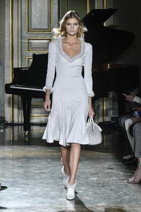 Milan woman s Fashion Week Fall Winter 2017 2018. Milano Moda donna , autunno inverno 2017 2018 .Blumarine fashion show Pictured: Model  Copyright: xRiccardoxGiordanoxSickix xIPAx xFotosickix