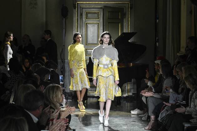 Milan woman s Fashion Week Fall Winter 2017 2018. Blumarine fashion show Pictured: Model  Copyright: xRiccardoxGiordanoxSickix xIPAx xFotosickix
