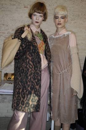 Italy: Cividini Backstage as part of MFW Models are seen on backstage ahead Cividini during Milan Fashion Week Fall Winter 2017 18  GaetanoxPiazzolla