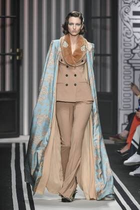 Milan woman s Fashion Week Fall Winter 2017 2018. Elisabetta Franchi Fashionshow Pictured: Model  Copyright: xRiccardoxGiordanoxSickix xIPAx xFotosickix