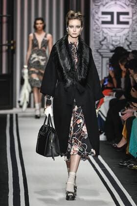 Milan woman s Fashion Week Fall Winter 2017 2018. Elisabetta Franchi Fashionshow Pictured: Model  Copyright: xRiccardoxGiordanoxSickix xIPAx xFotosickix