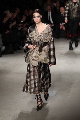 Milan woman s Fashion Week Fall Winter 2017 2018. Antonio Marras Fashionshow Pictured: Model  Copyright: xRiccardoxGiordanoxSickix xIPAx xFotosickix